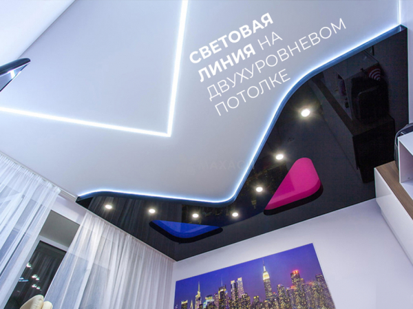 Натяжной потолок в детскую
