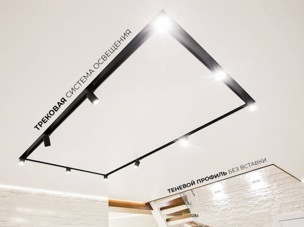 Глянцевые натяжные потолки